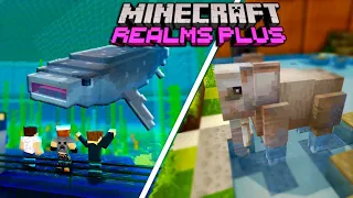 Minecraft Realms Plus Gameplay! | Minecraft Bedrock Edition Realms Plus