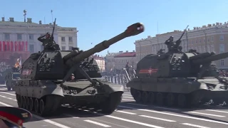 Парад Победы на Дворцовой площади в Санкт-Петербурге 2018 (СПбКВК)
