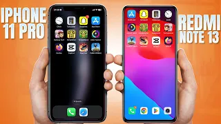 REDMI NOTE 13 vs IPHONE 11 PRO - SPEED AND RAM MANAGEMENT TEST!!