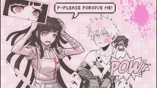 mha react to bakugou as mikan tsumiki (mha x danganronpa)