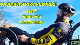 West Point Veteran Caleb Cline Trikes to 10 World Records!