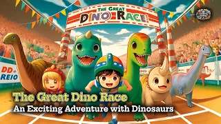 🦕✨ The Great Dino Race 🏁 | An Exciting Adventure with Dinosaurs! 🌟| @TimeTravelTales8