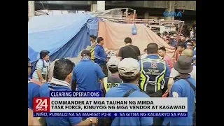 24 Oras: MMDA taps SWAT to help in clearing ops after clash with vendors