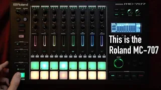 Getting to know the Roland MC-707 (jam and thoughts)