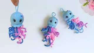 Everyone wants to buy🌸💙 How to crochet a beautiful MEDUSA. Keychain amigurumi