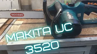 Электропила Makita UC3520 A.Бежит масло.