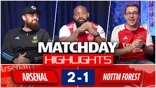 Saka's WORLD CLASS Goal Gets Three Points! | Arsenal 2-1 Nottm Forest | Match Day Highlights