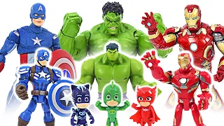 When PJ Masks enter Pringles, they transform into Avengers Hulk and Spider-Man! | DuDuPopTOY