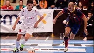 Atmosféra při utkání UEFA Futsal Cupu FC Barcelona - ERA-PACK Chrudim