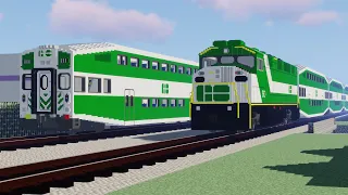 GO Trains in Minecraft - Immersive Railroading