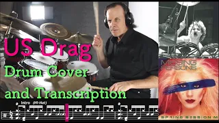 US Drag by Missing Persons - Drum Cover and Transcription