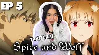 TRAITOR 🥲| Spice and Wolf Episode 5 Reaction