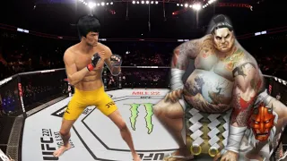 UFC4 Bruce Lee vs Evil Sumo EA Sports UFC 4