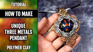 Jewelry Project: "3 Metal" Pendant! How to make Tutorial