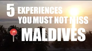 THE MALDIVES UNCOVERED: 5 Hidden Gems You Can't Miss