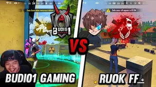 BUDI01 GAMING VS RUOK FF | CAK TEBAK UWOEY SIAPA FAVORIT KELEN |Free Fire