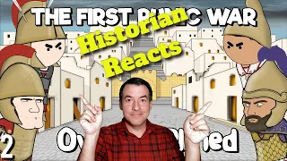The First Punic War - OverSimplified (Part 2) - Historian Reacts