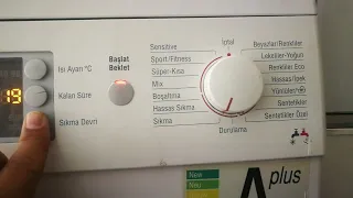 Bosch Maxx 7 çamaşır makinesinin hata kodunu silme ve reset atma yöntemi