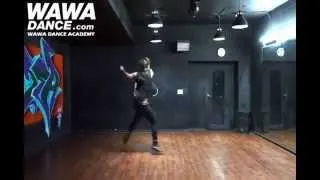 WAWA DANCE ACADEMY JUNHYOSEONG GOOD NIGHT KISS DANCE STEP MIRRORED MODE (SLOW)