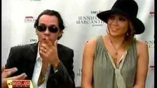 Jennifer Lopez y Marc Anthony hablan del embarazo.