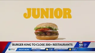 Burger King set to close hundreds of restaurants