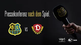 1. FC Saarbrücken - Dynamo Dresden - Pressekonferenz nach dem Spiel (13. Spieltag 23/24)