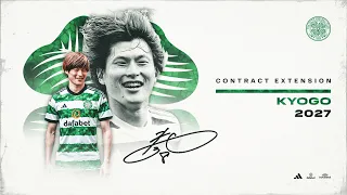 Kyogo signs new four-year Celtic deal ahead of Treble defence! #KYOGO2027
