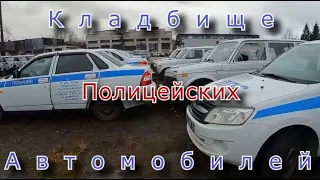 Кладбище полицейских автомобилей. Их здесь сотни