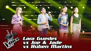 Lara Guedes vs Joe & Jade vs Rúben Martins | Batalha | The Voice Kids