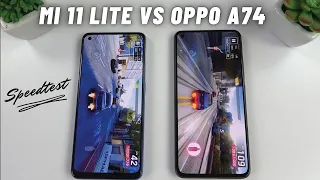 Xiaomi Mi 11 Lite vs Oppo A74 | Snapdragon 732G vs Snapdragon 662 Speedtest, Comparison