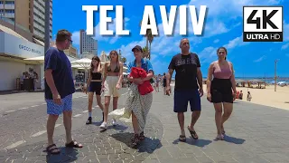 The Most Expensive City in The World - TEL AVIV, Israel | 4K 60 FPS UHD Relaxing Virtual Walk