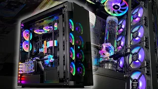 $9000 Corsair OBISIDIAN 1000D Watercooling Build