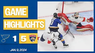 Game Highlights: Panthers 5, Blues 1