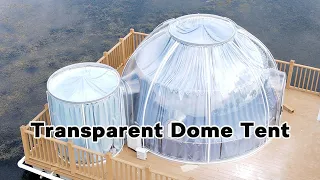 Moxuanju Glamping Tent - 360° Transparent | Glamping Dome House | Bubble Tent