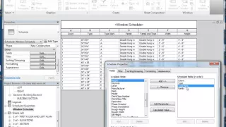 14 DOOR AND WINDOW SCHEDULE