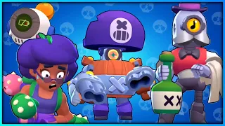 ALL BRAWLERS NEW FACE ANIMATIONS #GoldarmGang