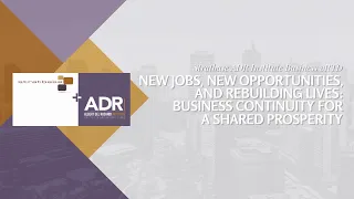 ADRi Business vRTD: "New Jobs, New Opportunities, and Rebuilding Lives"