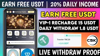 New Usdt Earning Site  Usd Mining Site 2024 Without Investment  Usdt Earning Website
