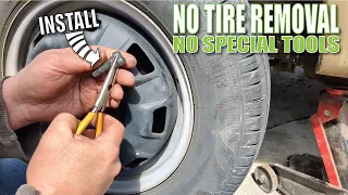 Valve stem replace Without tire removal *2 METHODS*