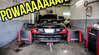 Here's How Much Power My $8,900 SL55 AMG Actually Made On A Dyno