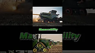 Claas lexion 8900 vs John deer 9rx (tractors vs harvester) #france #harvester #tractor #agriculture