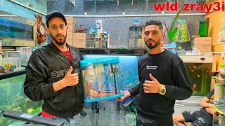 جديد الأسماك الزينة 🔥زيارة wld zray3i عند الأخ حسن احسن مولوع الأسماك من سوق القريعة بالدار البيضاء