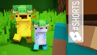 Minecraft Dancing Axolotls (Part 2) #shorts