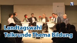 Landtagswahl 2018 - Bildung gestaltet Gesellschaft - Diskussion mit bayerischen Spitzenpolitikern