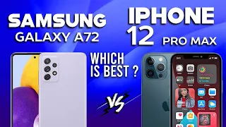 Samsung Galaxy A72 vs iPhone 12 Pro Max