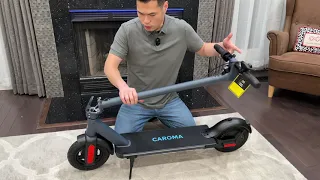 Caroma E66 Pro Electric Scooter Unboxing, Assembly, Overview