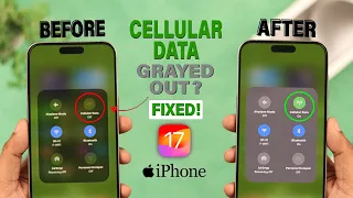 iOS 17: Fix Cellular Data Grayed Out on iPhone 15's!