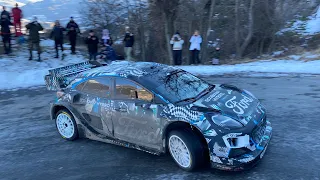 Ford Puma Hybrid Rally1 - Rallye Monte-Carlo 2022 Test - Sebastien Loeb / Isabelle Galmiche (HD)