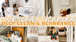 DEEP CLEAN + ORGANIZE + REARANGE | MOM LIFE SPRING CLEANING MOTIVATION 2023 | MarieLove