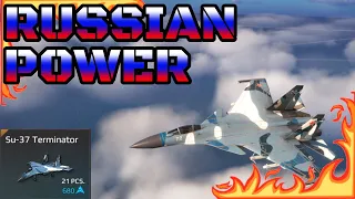 SU-37 TERMINATOR Russian Bias High Damage Gameplay